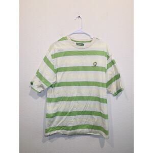 Meezan Art Couture Striped T Shirt Green XL Mercerized